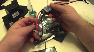 HobbyKing F20A Programmable ESC Unboxing