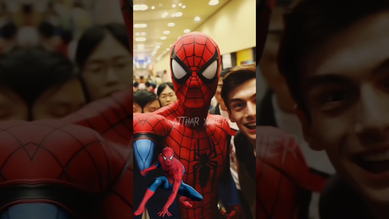 Superheroes with fans 