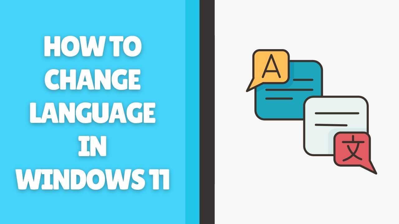 How to Change Language in Windows 11 - YouTube