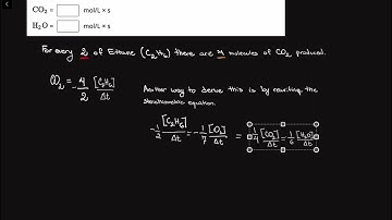 Chem 200 | Kinetics Review | Relating Rates with Stoichiometry