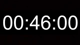 46 minutes - TIMER & ALARM - 1080p - COUNTDOWN