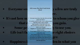 Famous 10 Harsh Truths About Life You Need to Accept Wealth