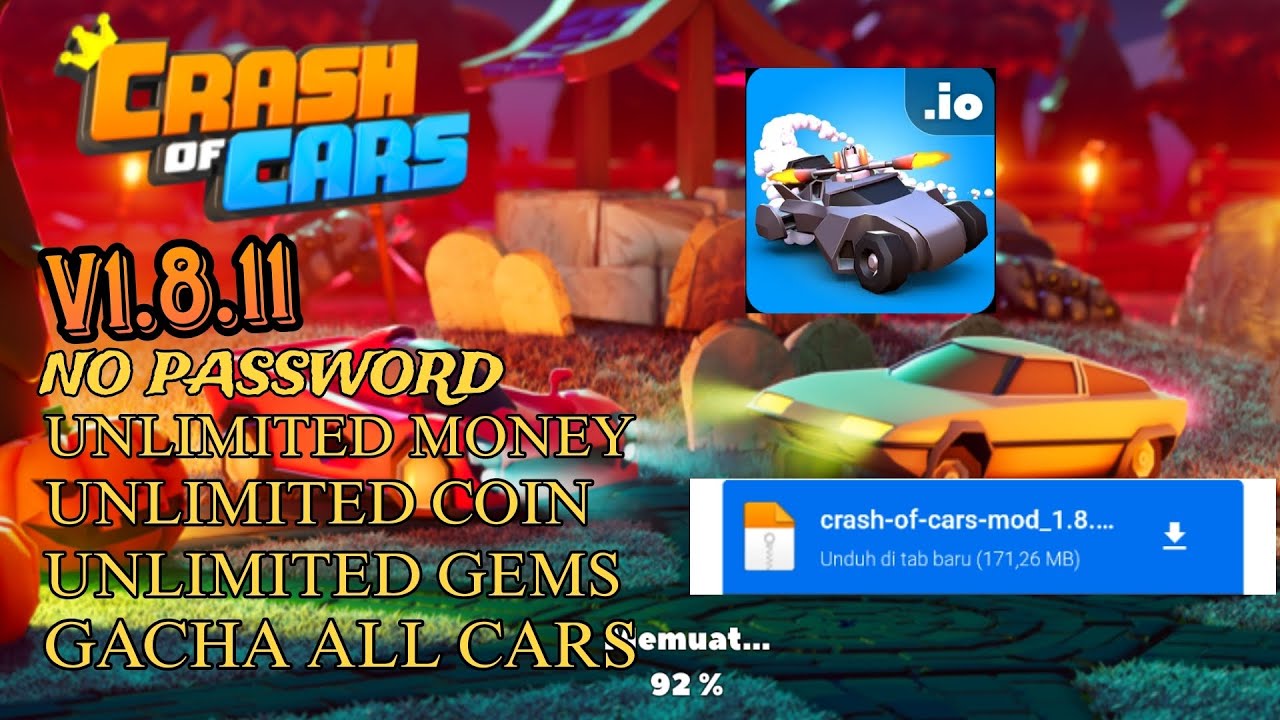 Crash Of Cars mod apk v1.8.11 Crash of Cars mod