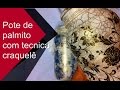 DIY: Como Fazer Pote de Palmito Decorado c/ Tecnica Craquelê | GATutoriais Reciclagem