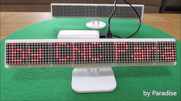Blynk RaspberryPi Zero W LED Dot Matrix Board