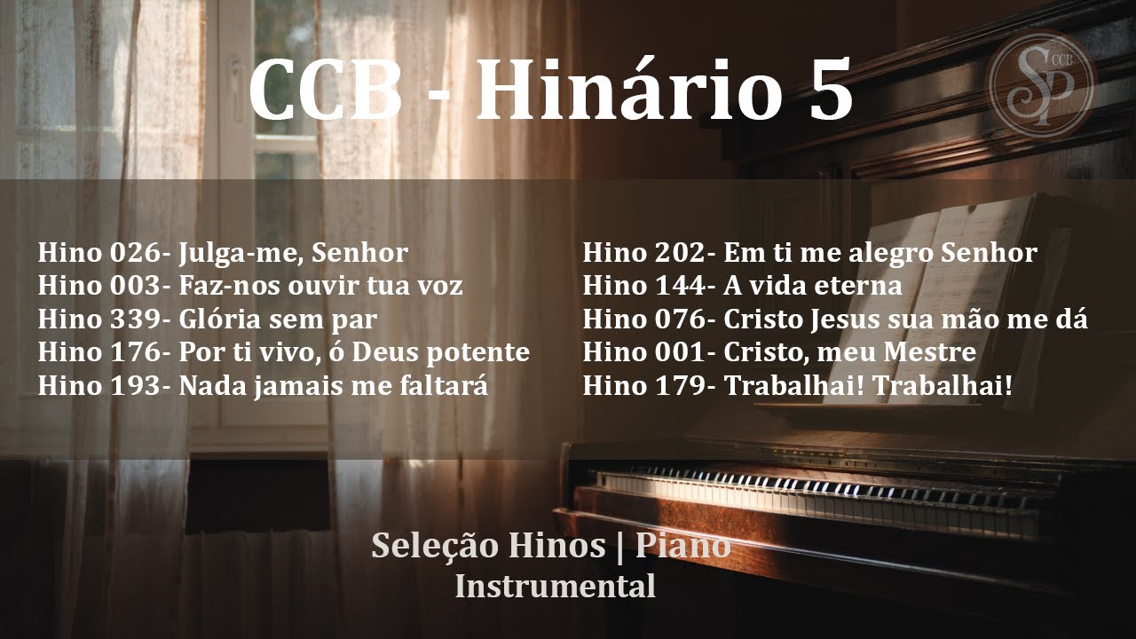 🎶 Seleção Hinos | Piano | Instrumental