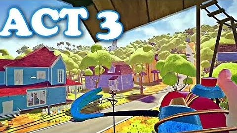 HELLO NEIGHBOR - Act 3 Full Walkthrough | Getting all the keys & Secret Doors