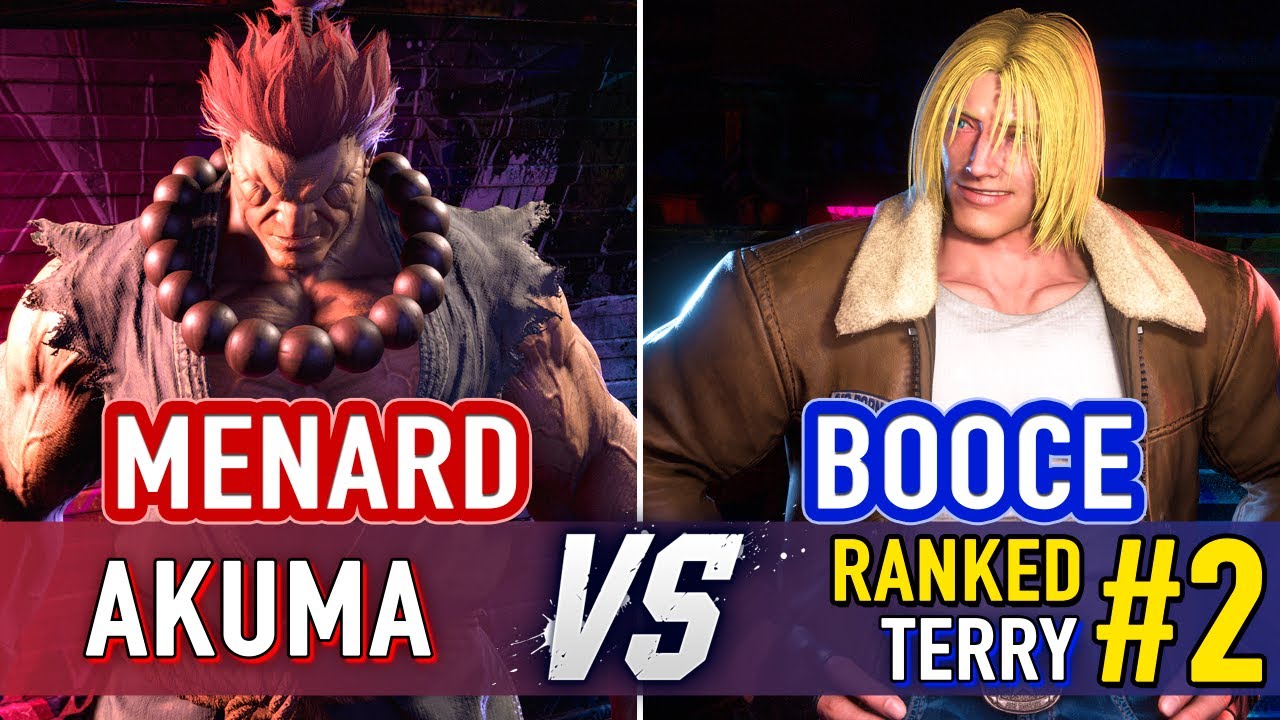 Booce Sf6 SF6 🤜 Menard (Akuma) vs Booce Lee (#2 Ranked Terry) 🤛 Street Fighter 6 ...