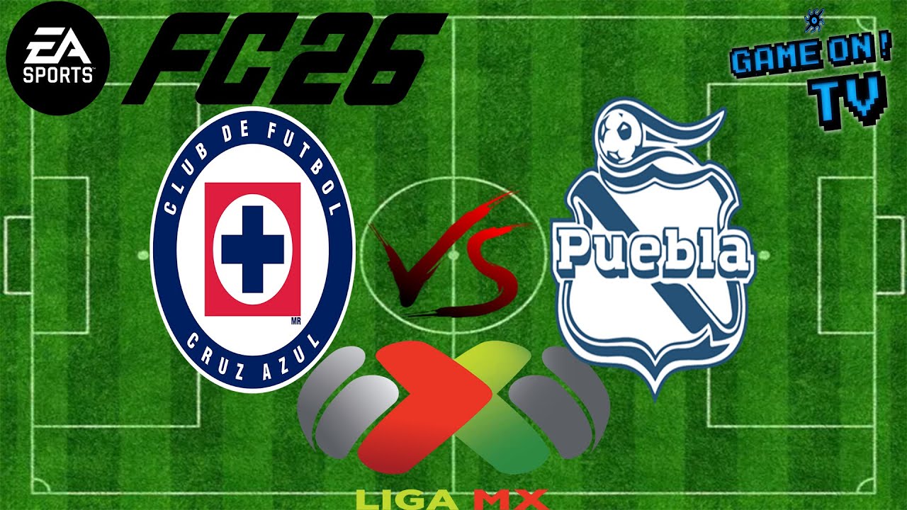 FC 26 - Cruz Azul VS Puebla | Jornada 3 / Liga MX Clausura 2026 (Simulación y Pronósticos)