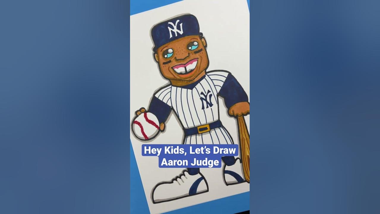 drawing a baseball player aaron judge｜TikTok Search