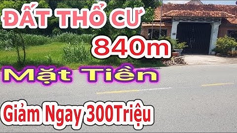 Bán đất thổ cư Tuyệt đẹp Mt Đường Trung Lập 14m x 62m