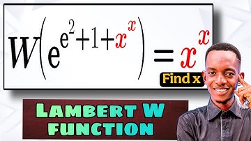 Insane Exponential Equation Simplified in Minutes (Watch Closely)— Lambert W Function