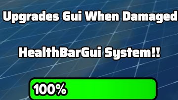 How to Make HealthBar System! In Studio lite! #roblox