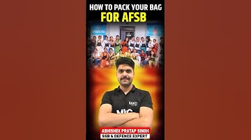 How to Pack Your Bag for AFSB Interview🤔🎉