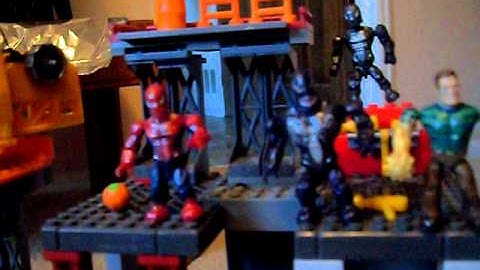 spiderman 3 custom final battle set - lego