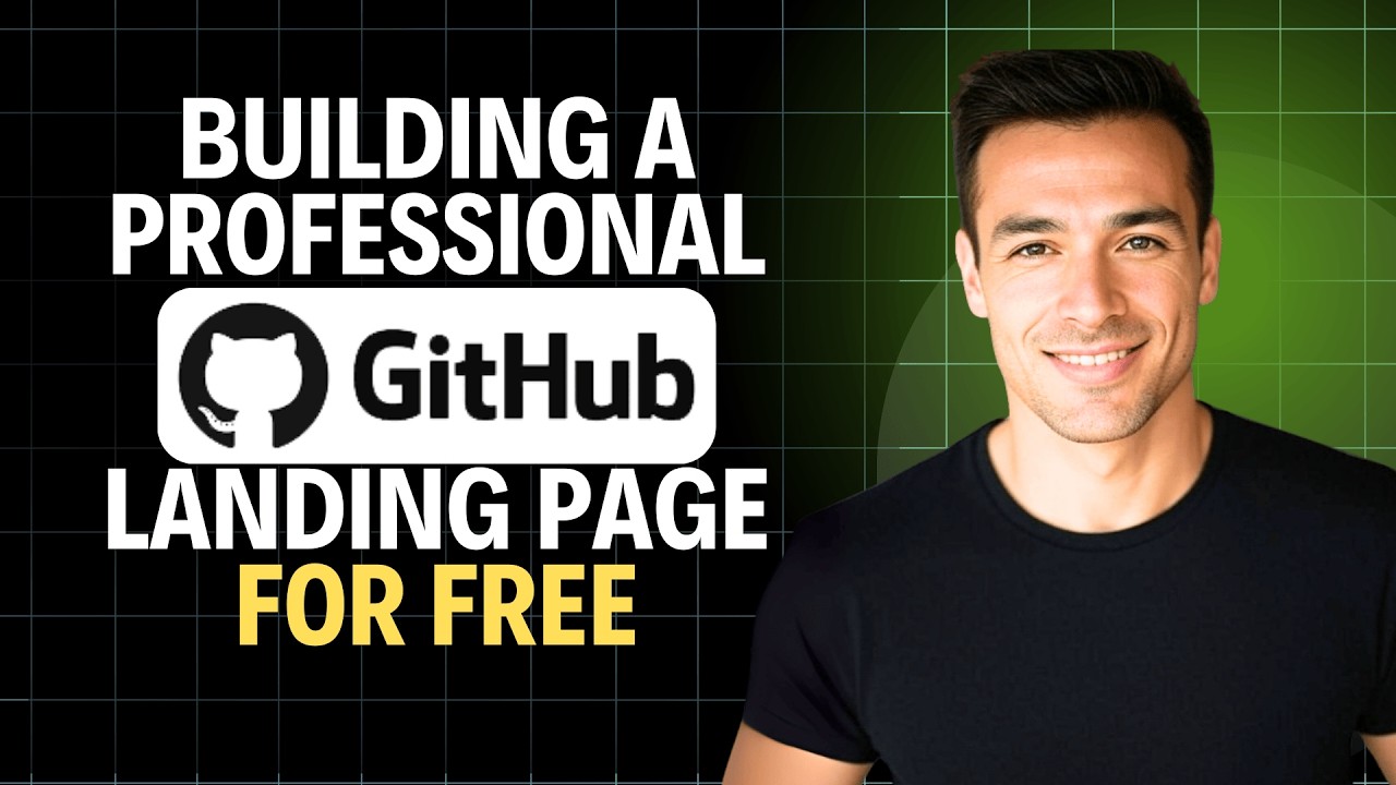 Step-By-Step: Building a Professional GitHub Landing Page for Free 2026 ...