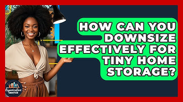 How Can You Downsize Effectively For Tiny Home Storage? - Your Organization Mentor