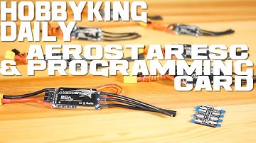 AeroStar ESC & Programming Card - HobbyKing Daily