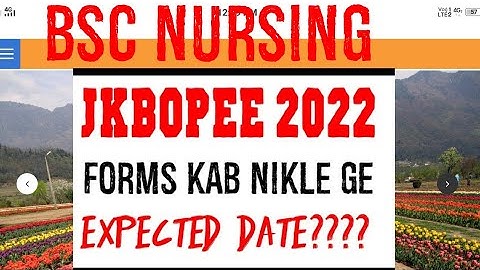 JKBOPEE BSC NURSING FORMS || PROCEDURES