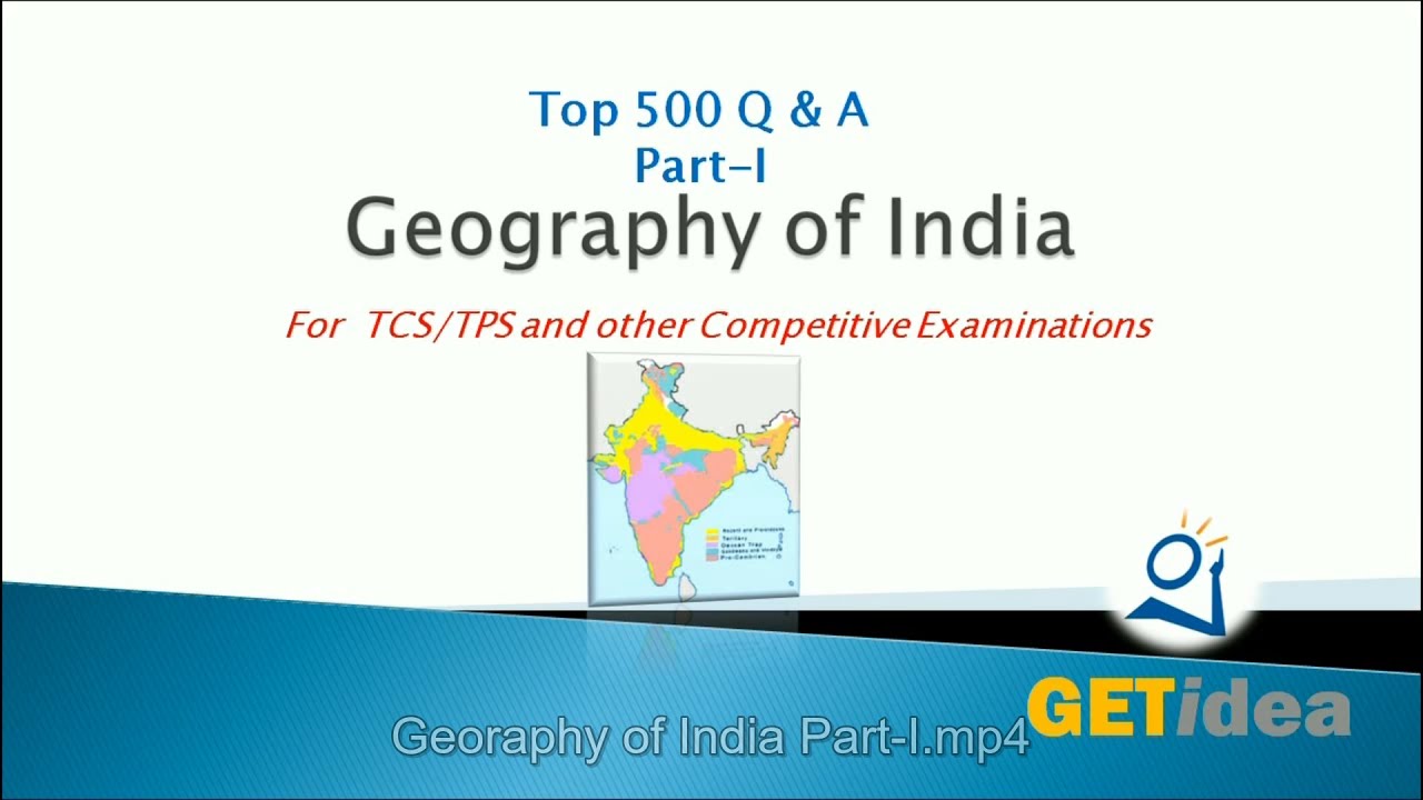 Geography of India Part I YouTube
