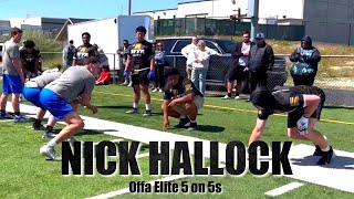 Nick Hallock 2024 OFFA Elite 5 on 5s