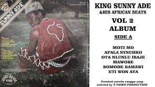 KING SUNNY ADE- MOTI MO (VOL 2 ALBUM)