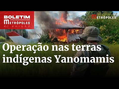 Yanomami: operação destrói aeronaves e apreende armas de garimpeiros | Boletim Metrópoles 2º