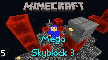 FINDING REDSTONE | Mega Skyblock 3 Ep 5