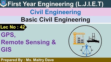 Lec-42_GPS, Remote Sensing & GIS | Basic Civil Engineering | First Year Engineering