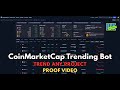 Coinmarketcap Trending Bot | How to trend a token on Coinmarketcap ? | Proof video