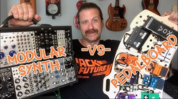 Modular Synth vs Pedalboard (guitar effects shootout) | Eurorack v FX Pedals
