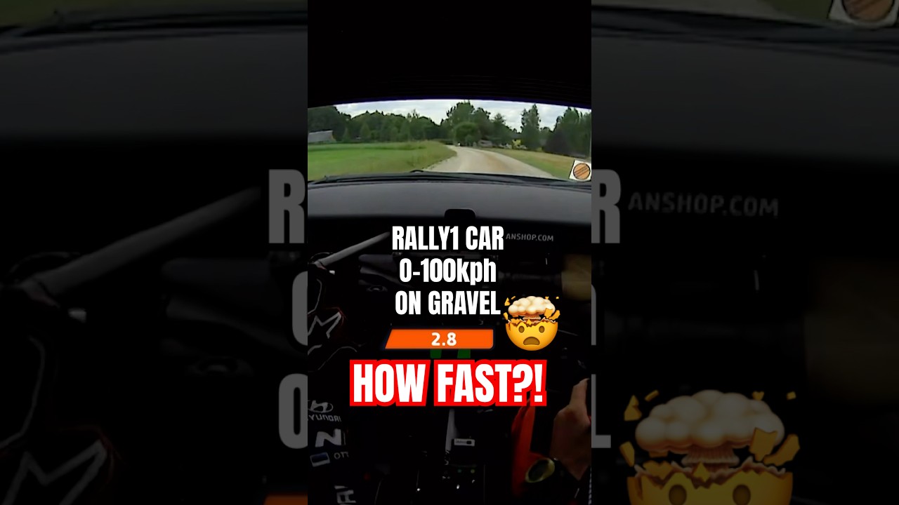 How Fast Can a Rally Car Do 0–100kph on Gravel? 🤔 