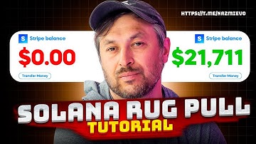 Solana Rug Pull Blueprint — Launch Meme Coin With Rug, Pull 93 SOL Fast | How To Launch Token?