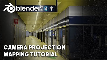 Camera Projection - MRT Scene - Blender Tutorial