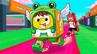 Red Dino & Mikey Became A Lucky Block Noob To Pro How To Play As Lucky Block In Roblox