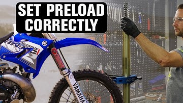 How To Set Spring Preload on Open Chamber Motorcycle Forks
