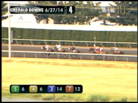 Dori Monson calls a race at Emerald Downs - YouTube