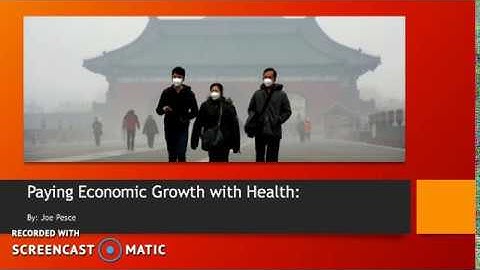 Chinas Economic & Pollution Issue; EDF-4800 Lesson 08, Tech to Try