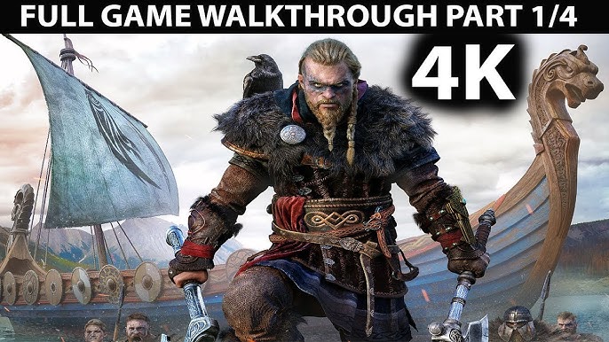 Assassin's Creed Valhalla Full Walkthrough Gameplay – PS4 Pro No Commentary  {PART 1 OF 3} 