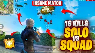 I Became Old Raistar In Ranked Solo Vs Squad Heroic Lobby 😯 What Happened Next? 😱 FreeFire Malayalam