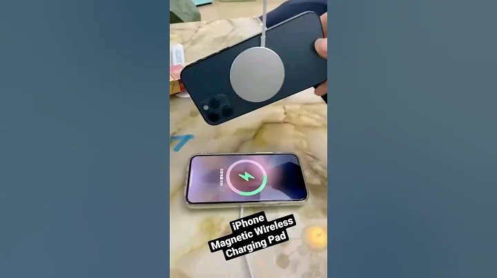 magsafe magnatic 🧲 Wireless charging pad for #iphone_14, 14 pro, 14 pro max #shorts #viral #iphone
