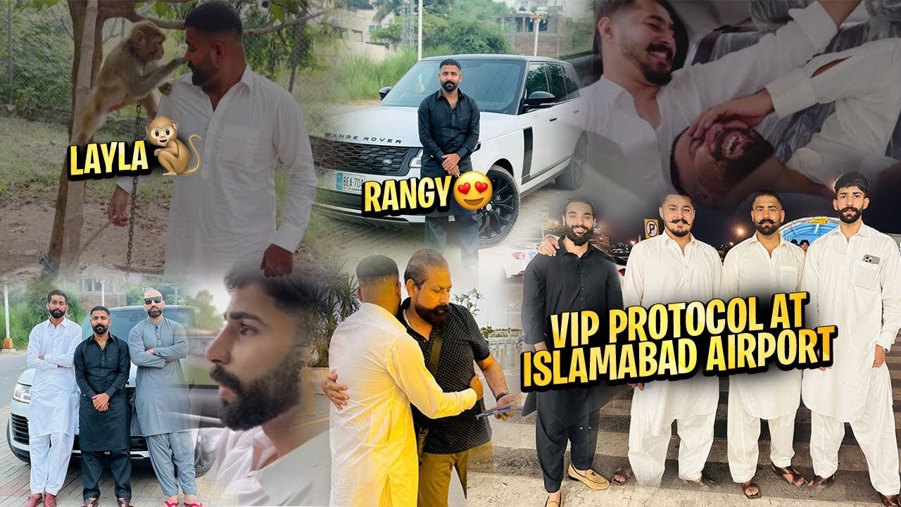 VIP Protocol at Islamabad Airport/ Checking out my boys Range😎/ Mirpur AJK 🇵🇰 / Umzz D / 2024