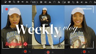 WEEKLY VLOG (Actors Life) | watch me do 4 auditions + acting tips + food + family + God talk + rants