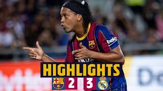 HIGHLIGHTS | BarÃ§a Legends 2-3 Real Madrid Leyendas