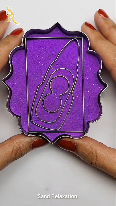 🚀 Kinetic Sand Cutting ASMR SHAPES Satisfying Video #shorts