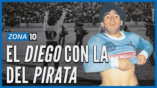 DIEGO MARADONA JUGANDO PARA BELGRANO DE CÓRDOBA: EL DÍA QUE D10S SE PUSO LA DEL PIRATA