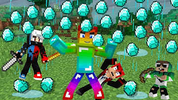 MINI GAME : CUỘC CHIẾN NHẶT KHOÁNG SẢN ** THỬ THÁCH NOOB CHIẾN ĐẤU NHẶT KIM CƯƠNG EMERALD MINECRAFT