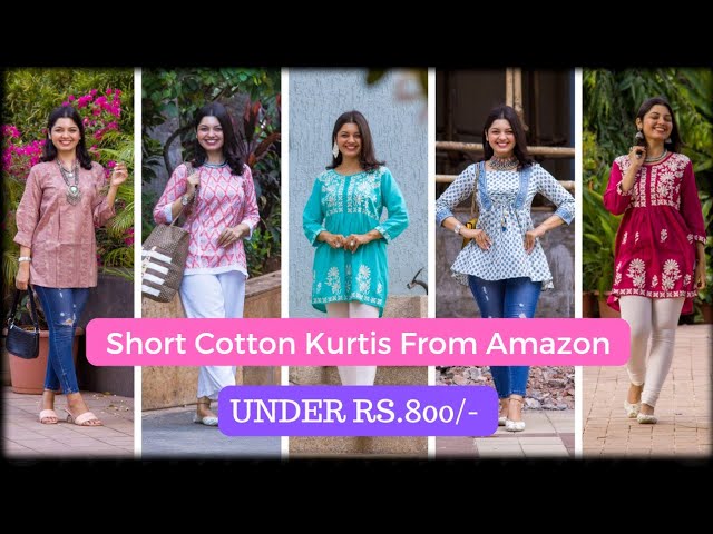 Amazon Stylish Kurti Haul (₹500 - ₹800) l Dream Simple - YouTube