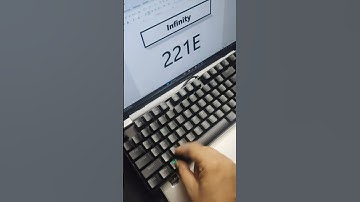 Infinity ♾️ symbol short key | #windows #keyboard #computer #tricks