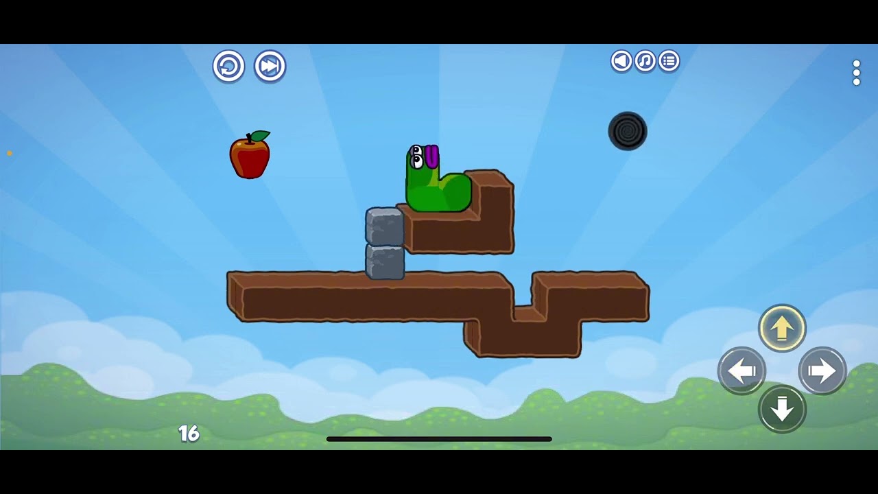 Прохождение игры apple worm с 15 до 17 lvl